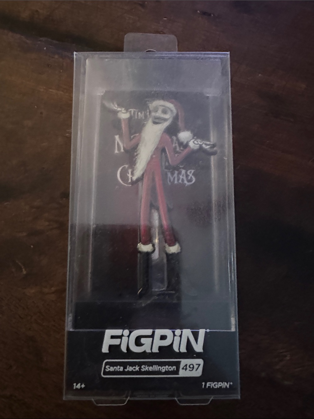 NIB Disney Santa Jack Skellington FigPin - 497 Red & White